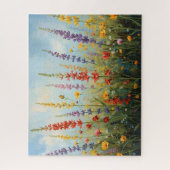 Kleurrijke wilde bloemen in de weide legpuzzel (Verticaal)