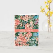 Kleurrijke wilde bloemen, Kaart van Birthday (Gele Bloem)