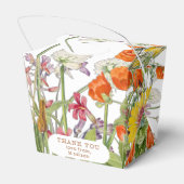 Kleurrijke Wilde Bloemen Land Toekomst Mevrouw Blo Bedankdoosjes (Achterkant)