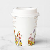 Kleurrijke Wilde Bloemen Landelijk Bloemstuk Vaarw Papieren Bekers (Rechts)