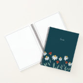 Kleurrijke wilde bloemen notitieboek (Binnen)