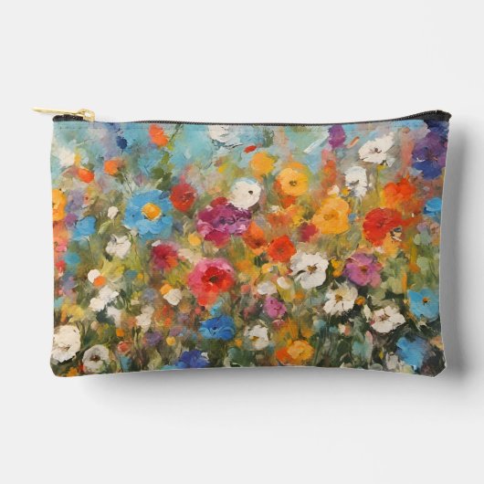 Kleurrijke wilde bloemen of cosmetica etui (Voorkant)