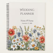 Kleurrijke Wilde Bloemen Planner (Voorkant)