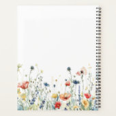Kleurrijke Wilde Bloemen Planner (Achterkant)