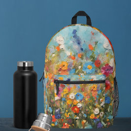 Kleurrijke Wilde Bloemen Rugzak