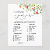 Kleurrijke wilde bloemen wat er in je tas spel (Voorkant)