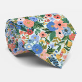 Kleurrijke Wilde Bloemen Waterverf Natuur Garden Stropdas (Opgerold)