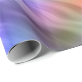 Kleurrijke wilde bloemen Wavy Texture Cadeaupapier (Rol Hoek)