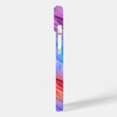 Kleurrijke wilde bloemen Wavy Texture Case-Mate iPhone Case (Achterkant / Links)