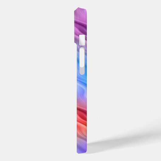 Kleurrijke wilde bloemen Wavy Texture Case-Mate iPhone Case (Achterkant / Links)