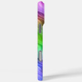 Kleurrijke wilde bloemen Wavy Texture Case-Mate iPhone Case (Achterkant / Rechts)