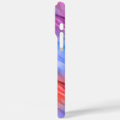 Kleurrijke wilde bloemen Wavy Texture Case-Mate iPhone Case (Achterkant / Links)