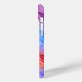 Kleurrijke wilde bloemen Wavy Texture Case-Mate iPhone Case (Achterkant / Links)