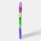 Kleurrijke wilde bloemen Wavy Texture Case-Mate iPhone Case (Achterkant / Rechts)