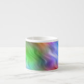 Kleurrijke wilde bloemen Wavy Texture Espresso Kop (Voorkant)
