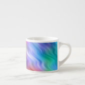 Kleurrijke wilde bloemen Wavy Texture Espresso Kop (Rechts)