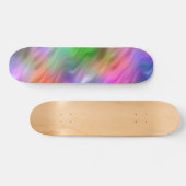 Kleurrijke wilde bloemen Wavy Texture Skateboard (Horizontaal)