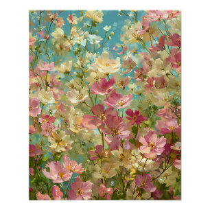Kleurrijke Wilde Bloemenweiden 3 Perfect Poster