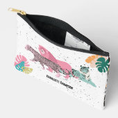 Kleurrijke wilde dieren & tropische bladeren etui (Open)