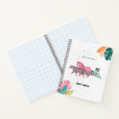 Kleurrijke wilde dieren & tropische bladeren notitieboek (Binnen)