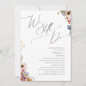 Kleurrijke wilderbloem weide we nog steeds vow ren kaart (Voorkant)