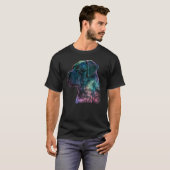 Kleurrijke Wilderness Natuur Cane Corso Reflection T-shirt (Voorkant volledig)