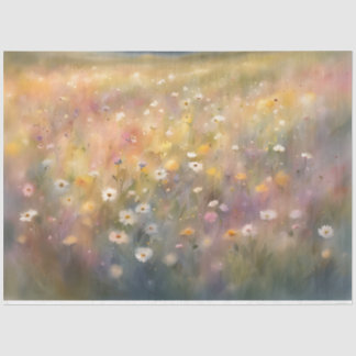 Kleurrijke Wildflower 18b Decoupage Tissue Paper Tissuepapier