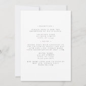 Kleurrijke Wildflower All in One Wedding Kaart (Achterkant)