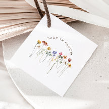 Kleurrijke Wildflower Baby in Bloom Baby shower