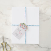Kleurrijke Wildflower Baby in Bloom Baby shower Cadeaulabel (Met Touw)