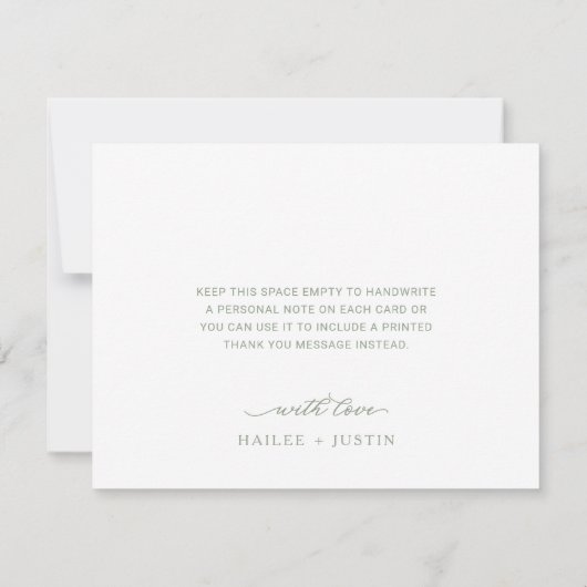 Kleurrijke Wildflower Bloemen Zomer Lente Huwelijk Bedankkaart (Achterkant)