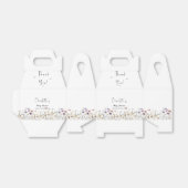 Kleurrijke Wildflower Boho Baby shower Bedankdoosjes (Uitgevouwen)