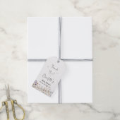 Kleurrijke Wildflower Boho Baby shower Cadeaulabel (Met Touw)