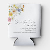 Kleurrijke Wildflower | Boho Bruiloft Blikjeskoeler (Voorkant)