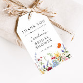 Kleurrijke Wildflower Border Cadeaulabel