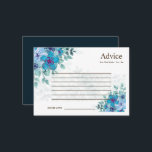 Kleurrijke Wildflower bruiloft advies Kaart<br><div class="desc">Dit is een mooie elegante wildflower bruiloft advies Kaart. Deze kleurrijke wildflower bruiloft advies kaart is perfect voor uw eenvoudige,  grillige boho regenboog zomer bruiloft. Het is perfect als trouwplaatskaarten,  visitekaartjes en meer. Klik op de knop aanpassen om het ontwerp te personaliseren.</div>