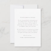 Kleurrijke  Wildflower bruiloft Bedankkaart (Achterkant)