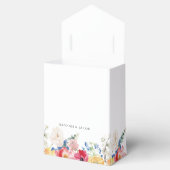 Kleurrijke Wildflower bruiloft Dank u Bedankdoosjes (Geopend)