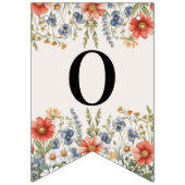 Kleurrijke Wildflower Bunting Flag Vlaggetjes (Tweede vlag)