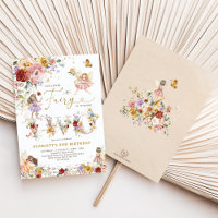 Kleurrijke Wildflower Fairy Prinses 2e Verjaardag