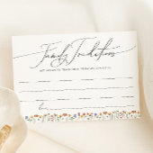 Kleurrijke Wildflower Family Traditions Kaart