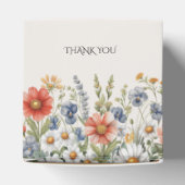 Kleurrijke Wildflower Favor Box Bedankdoosjes (Bovenkant)