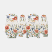 Kleurrijke Wildflower Favor Box Bedankdoosjes (Uitgevouwen)
