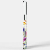 Kleurrijke Wildflower Floral Gepersonaliseerde naa Case-Mate iPhone Case (Achterkant / Rechts)