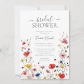 Kleurrijke Wildflower Floral Greenery Vrijgezellen Kaart (Voorkant)