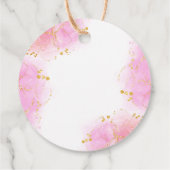 Kleurrijke Wildflower Garden Tea Party Dank u Bedankjes Labels (Achterkant)