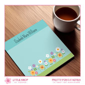 Kleurrijke Wildflower gepersonaliseerd Post-it® Notes