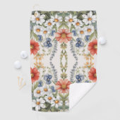 Kleurrijke Wildflower Golf Handdoek (Insitu)