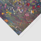 Kleurrijke Wildflower Impressionist Decoupage Tissuepapier (Detail)