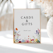 Kleurrijke Wildflower Kaarten & Geschenken Downloa Poster